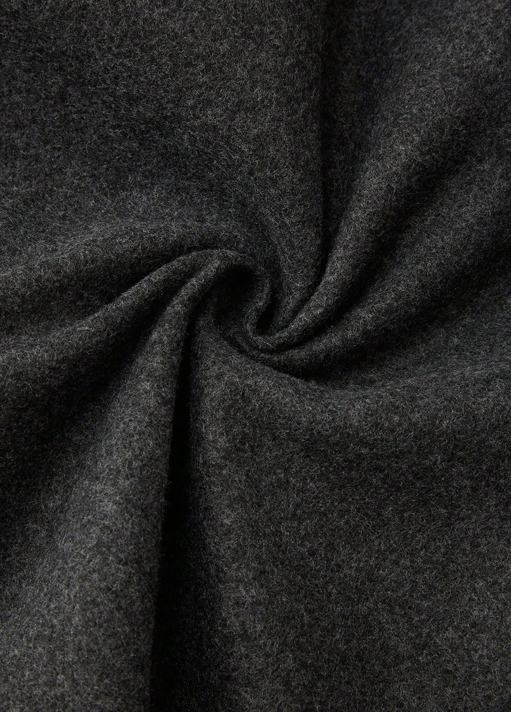 Темно-серое демисезонное Пальто однобортное SHEIN