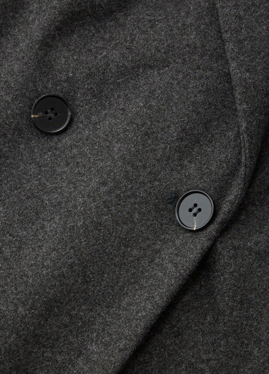 Темно-серое демисезонное Пальто однобортное SHEIN