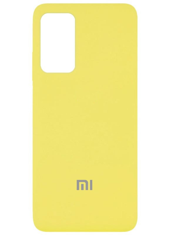 Чехол Silicone Cover Full Protective (AA) для Xiaomi Redmi Note 10 Pro / 10 Pro Max Желтый / Yellow (is_00000047269_10) Epik (237829384)