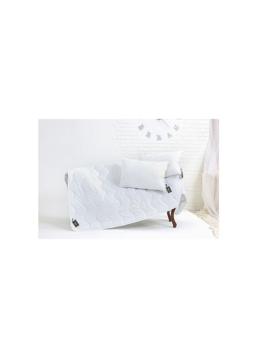 Одеяло MirSon Набор хлопковый №1708 Eco Light White Одеяло 140х205+ подушк (2200002656221) No Brand (254013147)