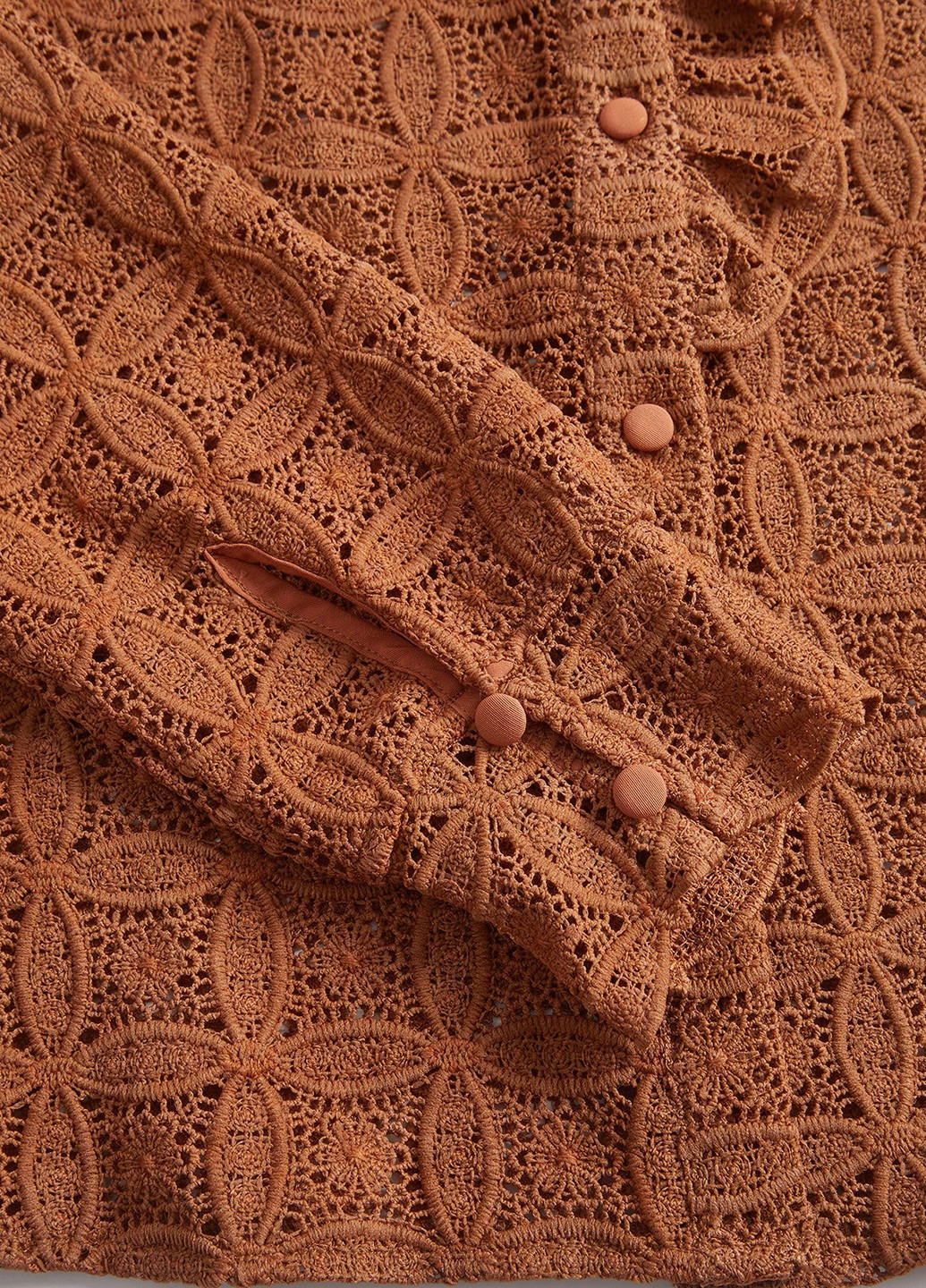 Розово-коричневая блуза SHEIN