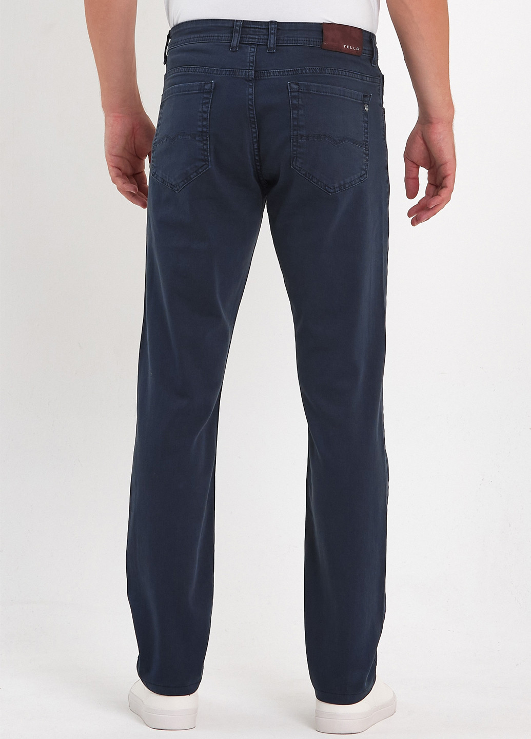 Серо-синие демисезонные регюлар фит джинсы Trend Collection