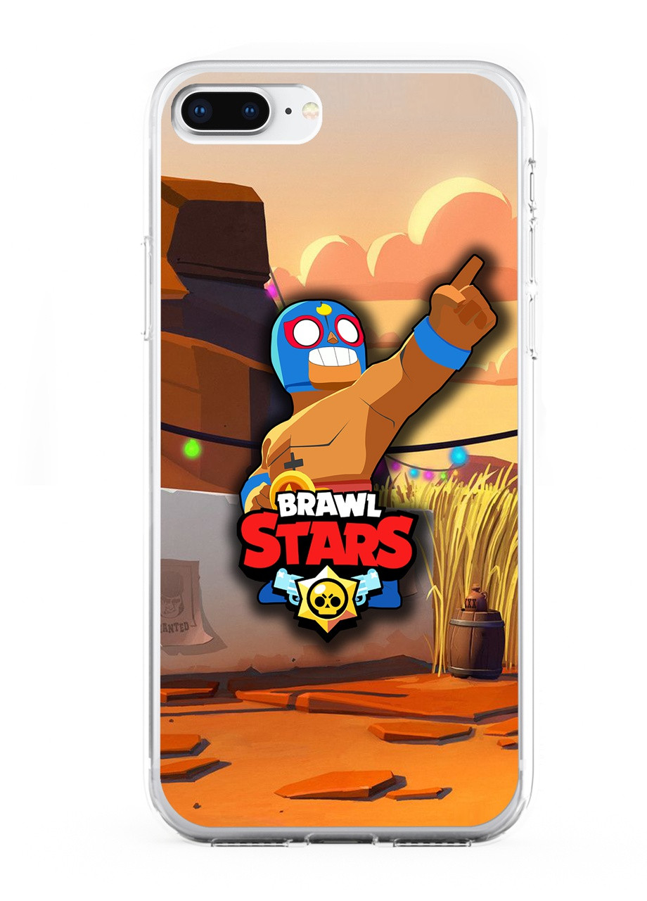 Чехол силиконовый Apple Iphone Xs Max Эль Примо Бравл Старс (El Primo Brawl Stars) (8226-1011) MobiPrint (219284613)