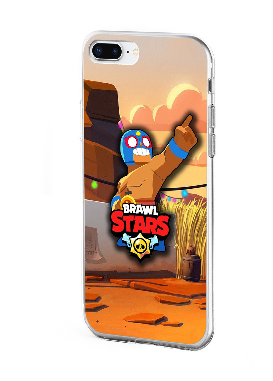 Чехол силиконовый Apple Iphone Xs Max Эль Примо Бравл Старс (El Primo Brawl Stars) (8226-1011) MobiPrint (219284613)