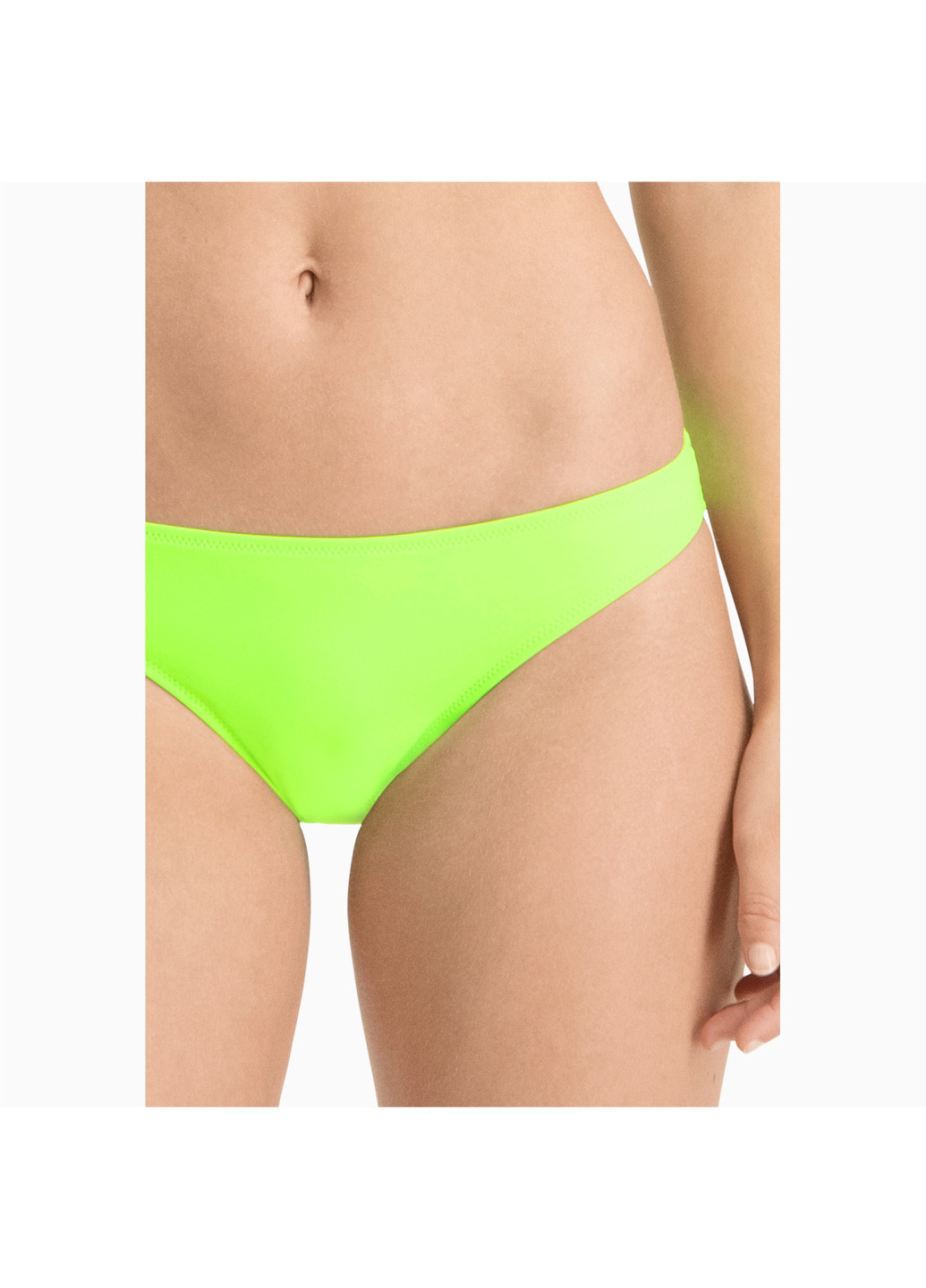 Зеленые плавки swim women classic bikini bottom однотонные Puma