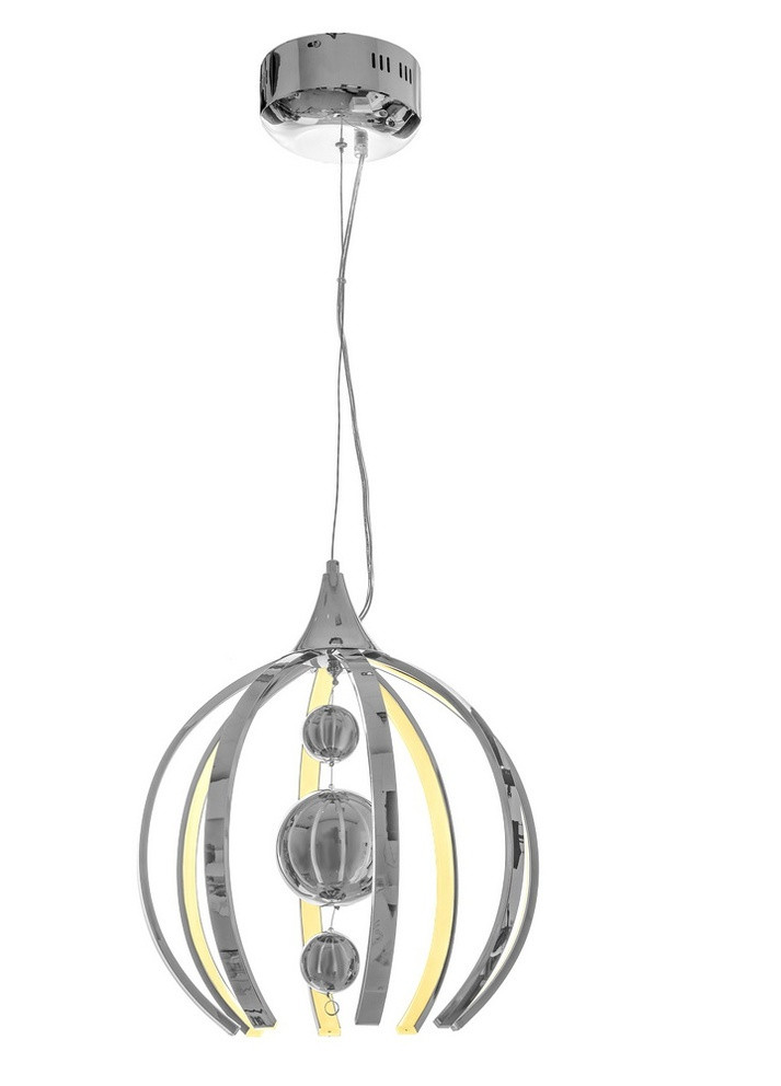 Люстра світлодіодна для спальні підвісна BR-940S/40W LED CH Brille (253885718)