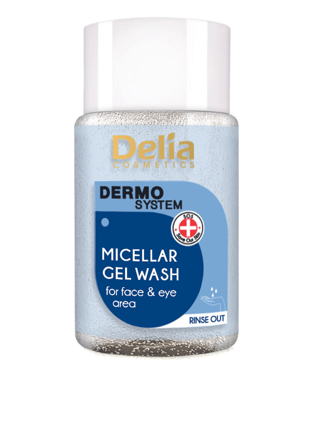 Гель мицелярный для умывания лица и глаз, 50 мл Delia Cosmetics (72750257)
