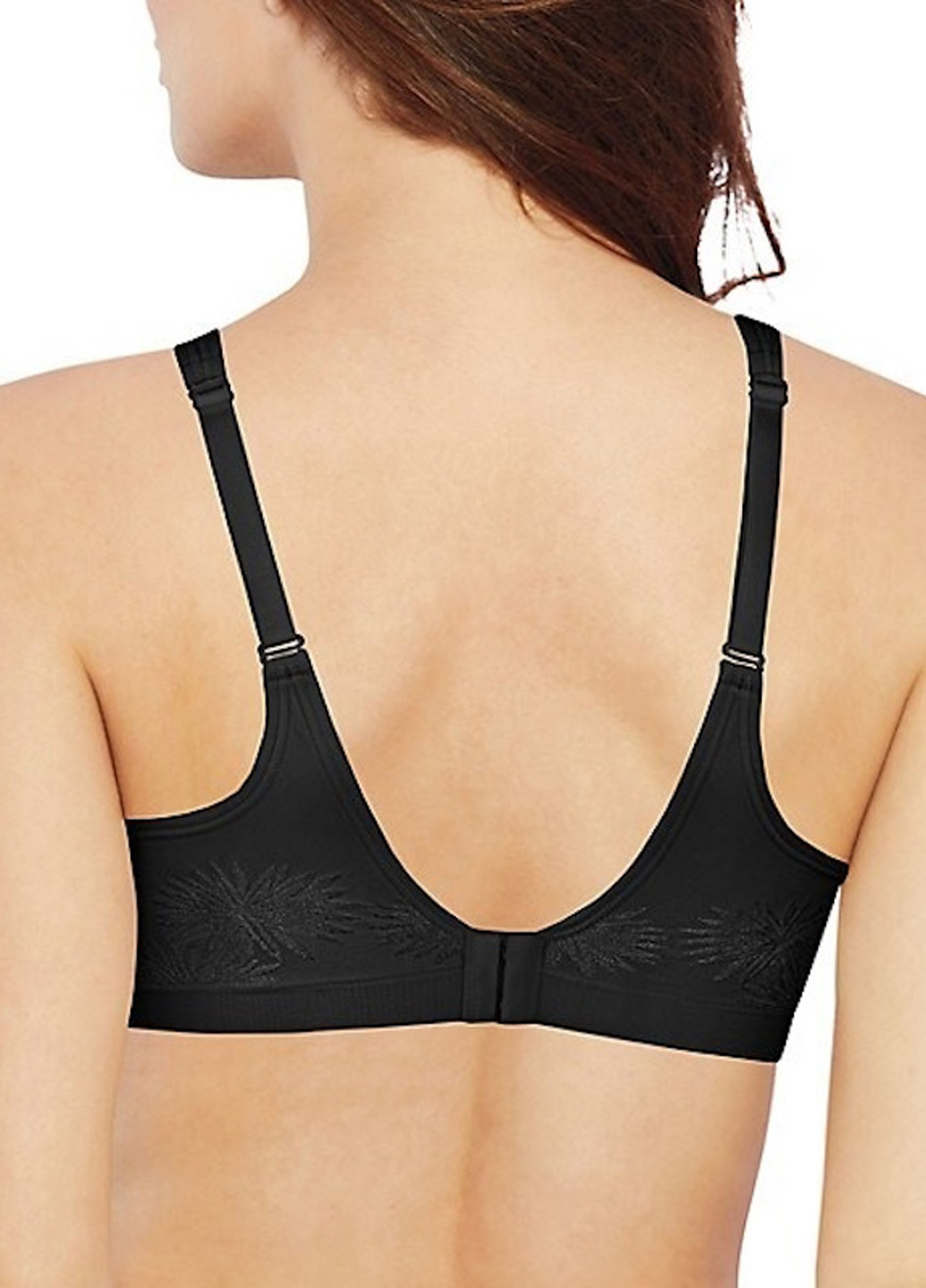 Чорний безшовний бюстгальтер Bali без кісточок нейлон