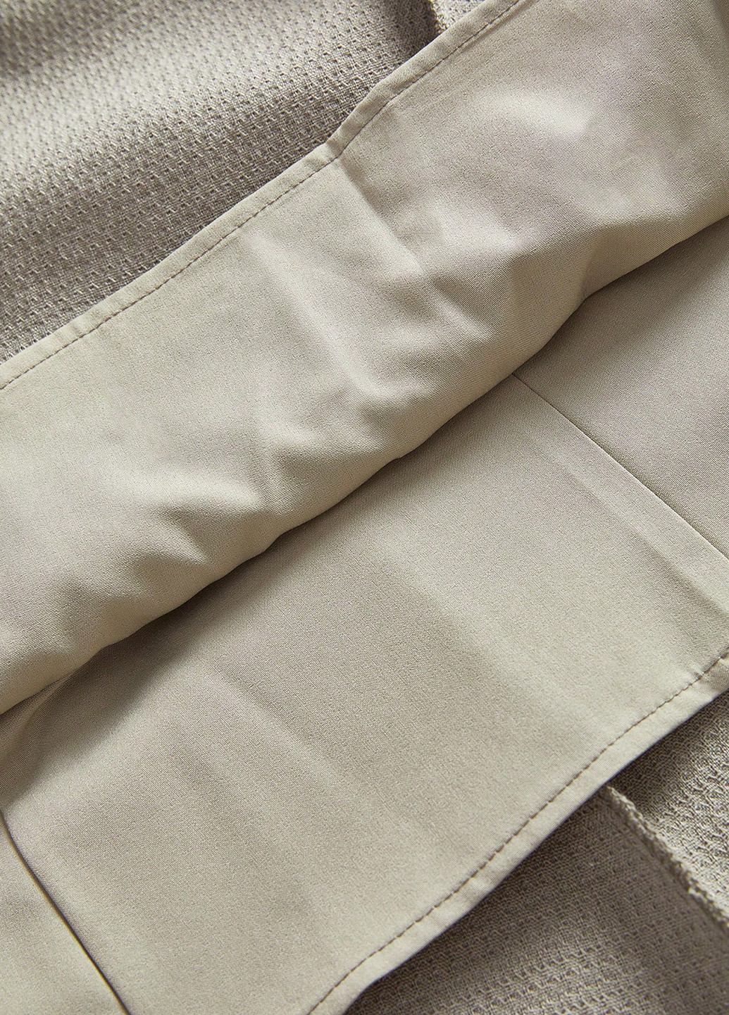 Серое кэжуал платье клеш, рубашка SHEIN однотонное