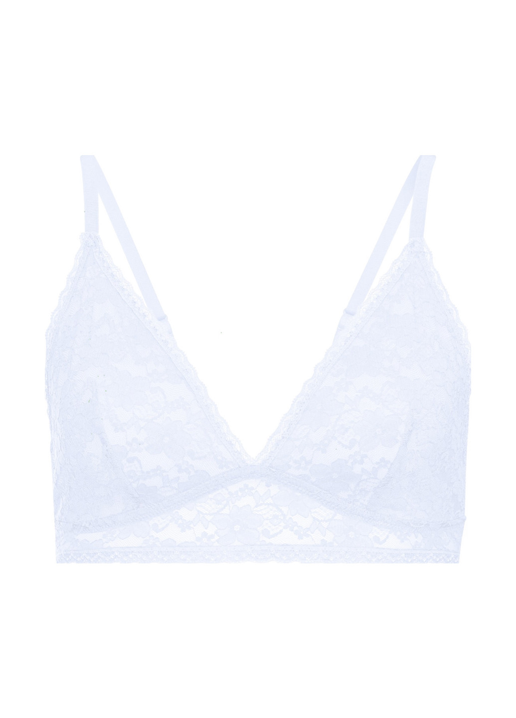 Белый триэнджел бюстгальтер Esmara без косточек полиамид