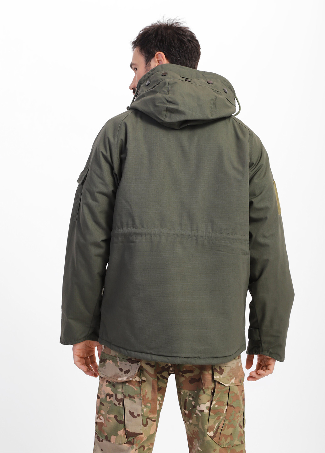 Оливкова (хакі) зимня куртка Braska 72-6577/317