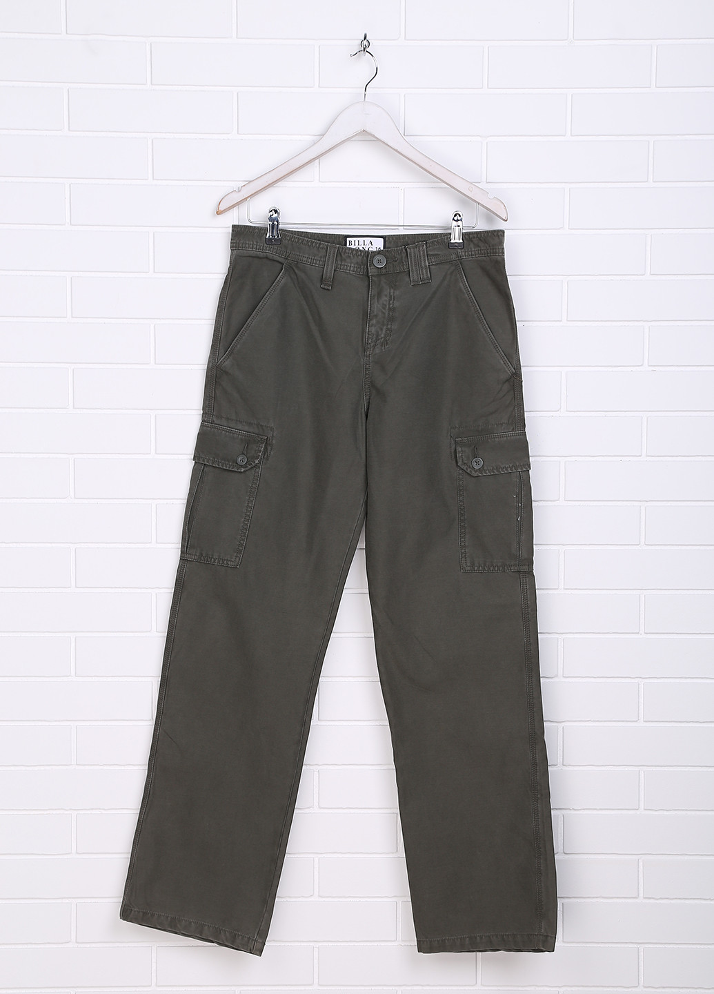 Темно-зеленые демисезонные прямые джинсы Billabong