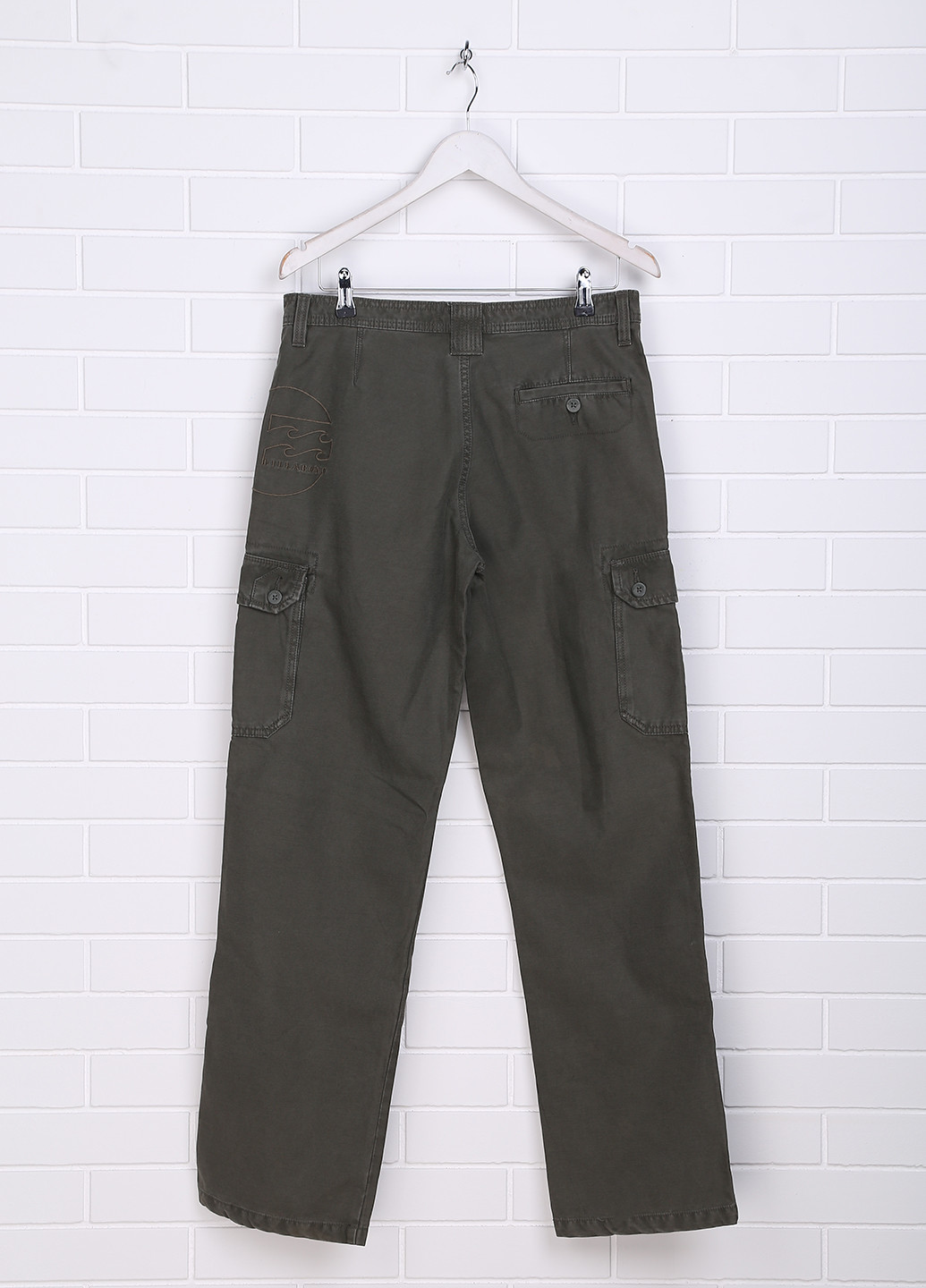 Темно-зеленые демисезонные прямые джинсы Billabong
