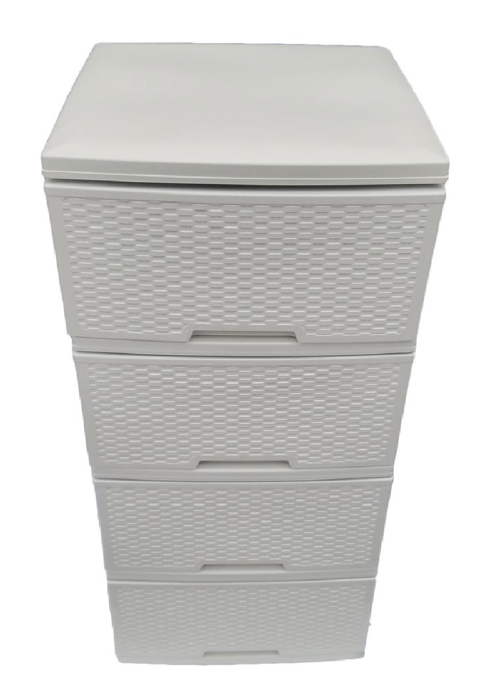 Комод пластиковый тумба шкаф органайзер 4 ящика 90.5х46.5х39.5 (472757-Prob) Белая Роза Francesco Marconi (250153941)