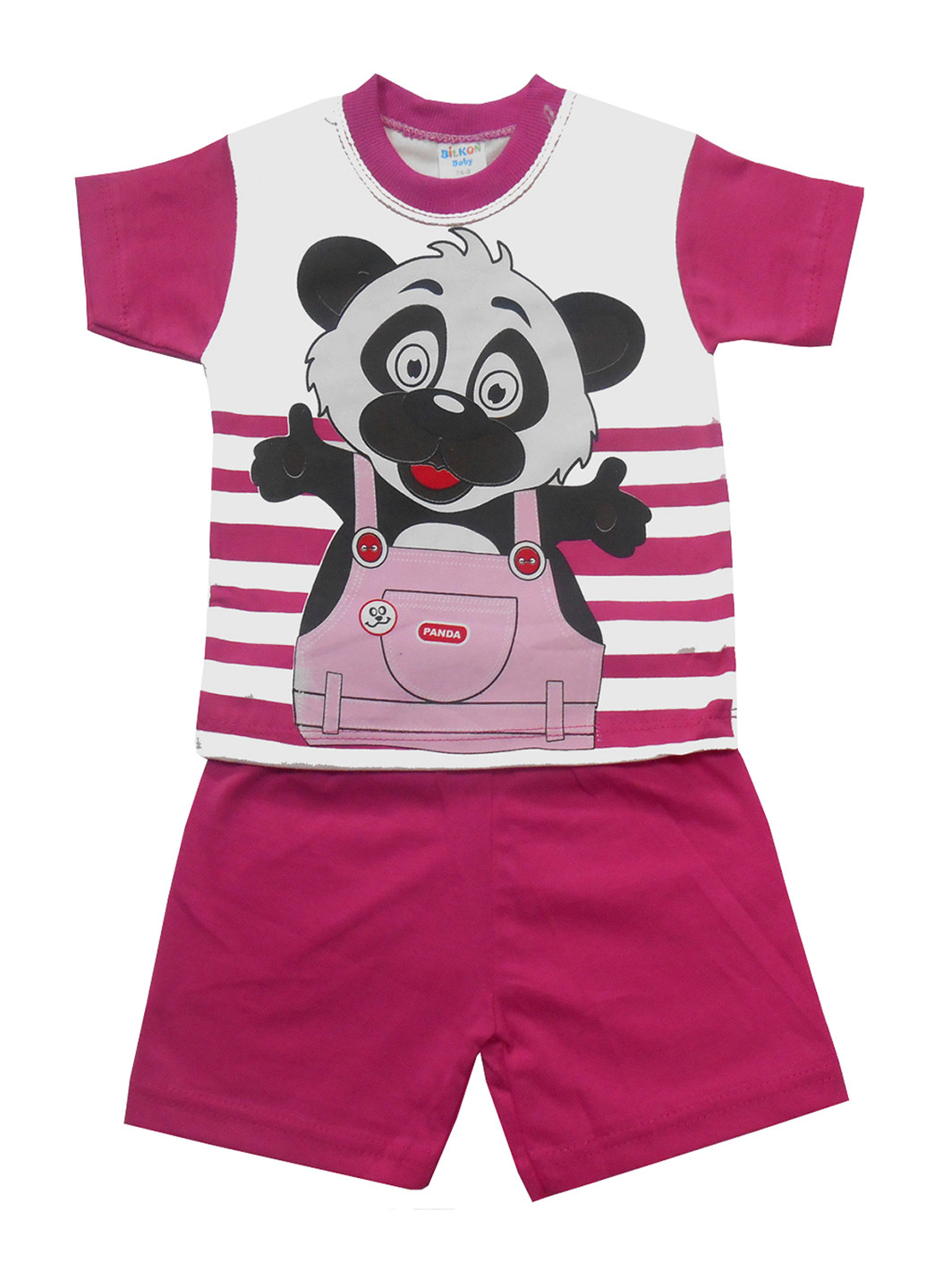 Розовый летний комплект (футболка, шорты) Zeek