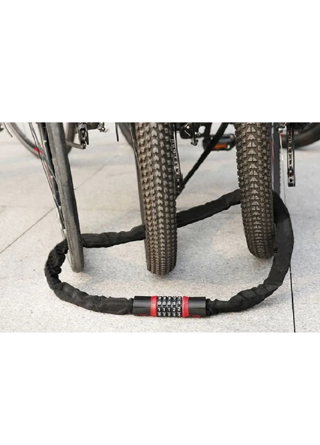 Велосипедный замок кодовый цепь для велосипеда противоугонная велозамок в тканевом чехле 60 см (39228-Нов) Francesco Marconi (252822716)