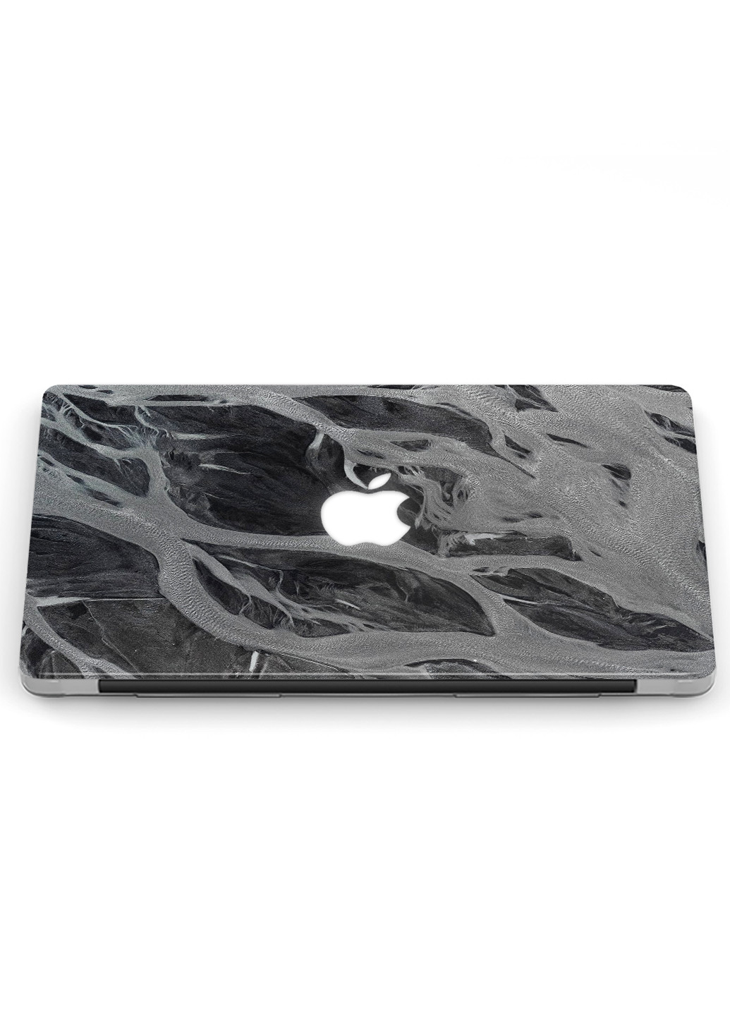 Чехол пластиковый для Apple MacBook Pro 13 A1278 Черные скалы (Black rocks) (6347-2386) MobiPrint (218867300)