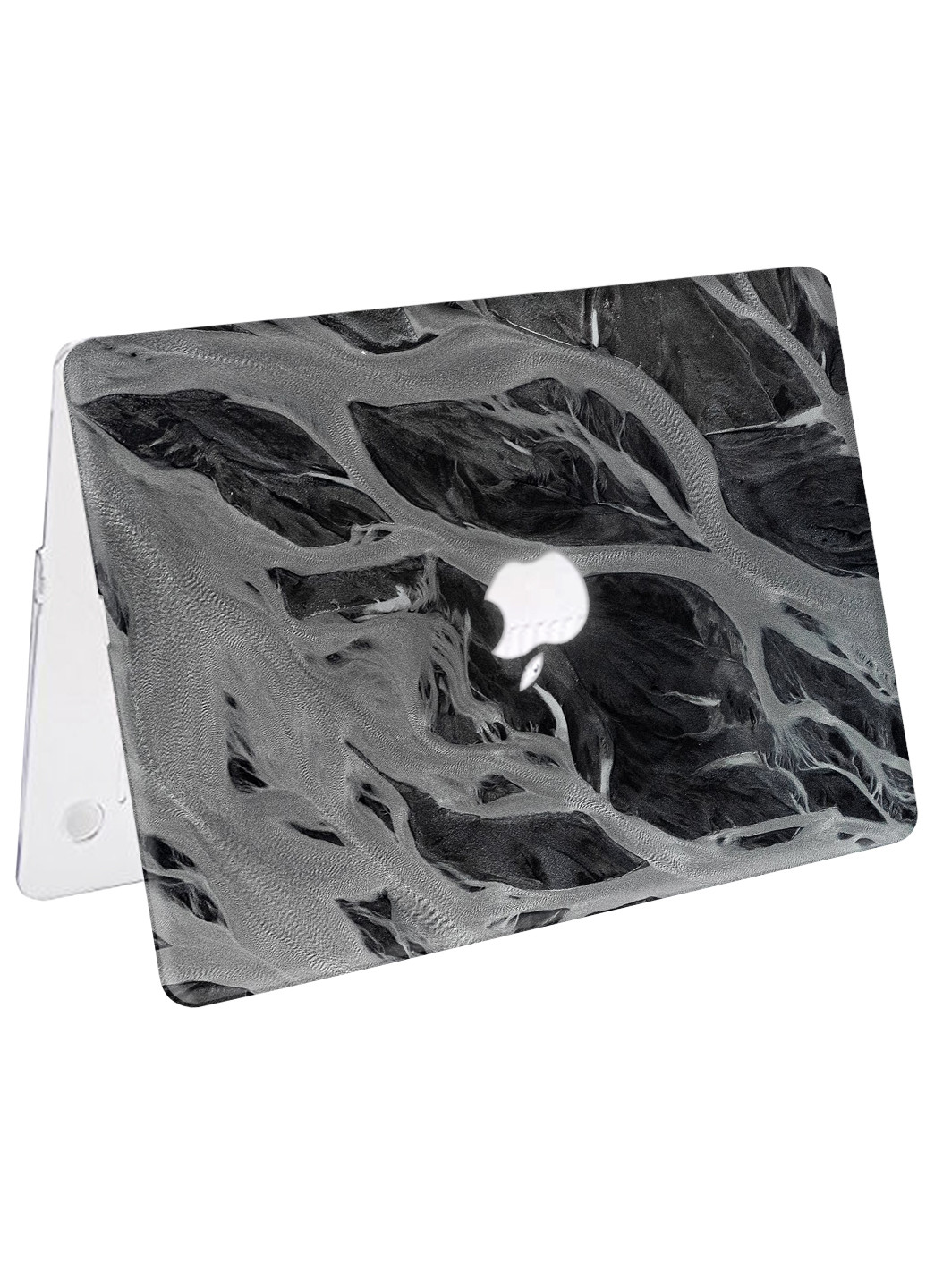 Чехол пластиковый для Apple MacBook Pro 13 A1278 Черные скалы (Black rocks) (6347-2386) MobiPrint (218867300)
