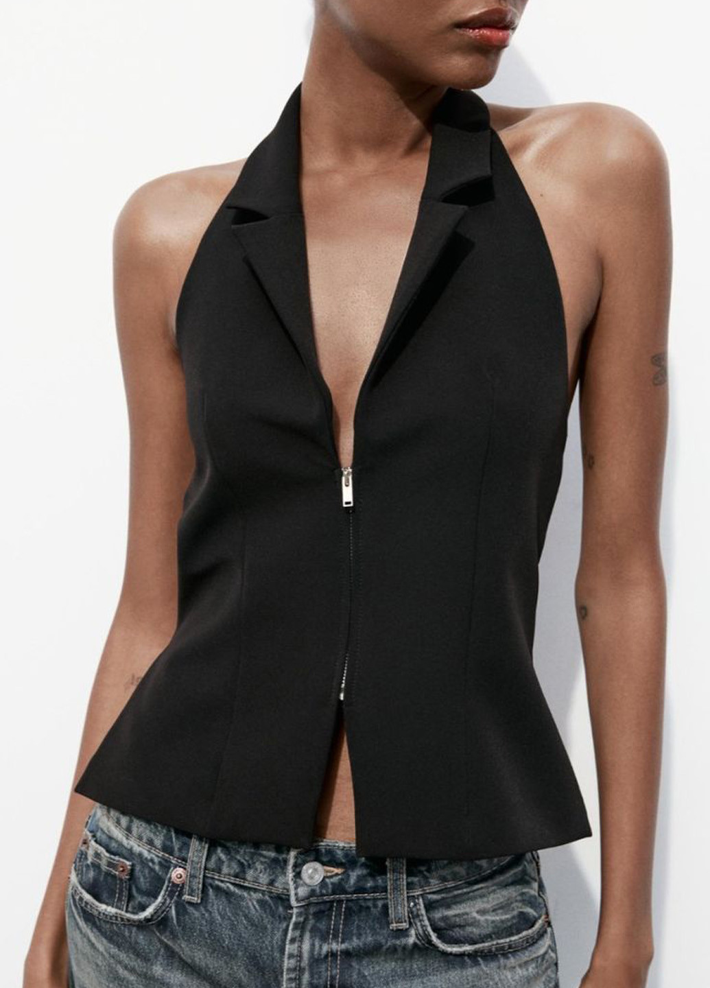 Комбинированная блуза (2 шт.) SHEIN