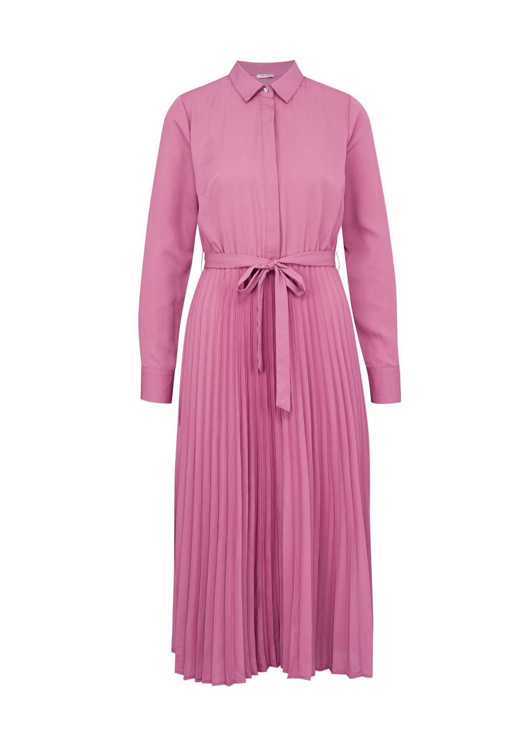 Розовое кэжуал платье плиссированное, а-силуэт Orsay однотонное