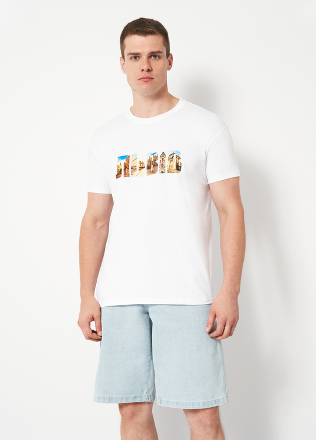 Белая футболка Sol's Imperial