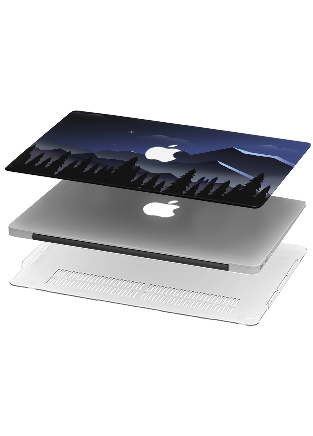 Чехол пластиковый для Apple MacBook Pro Retina 15 A1398 Минимализм (Minimal landscape) (6353-2791) MobiPrint (219125907)
