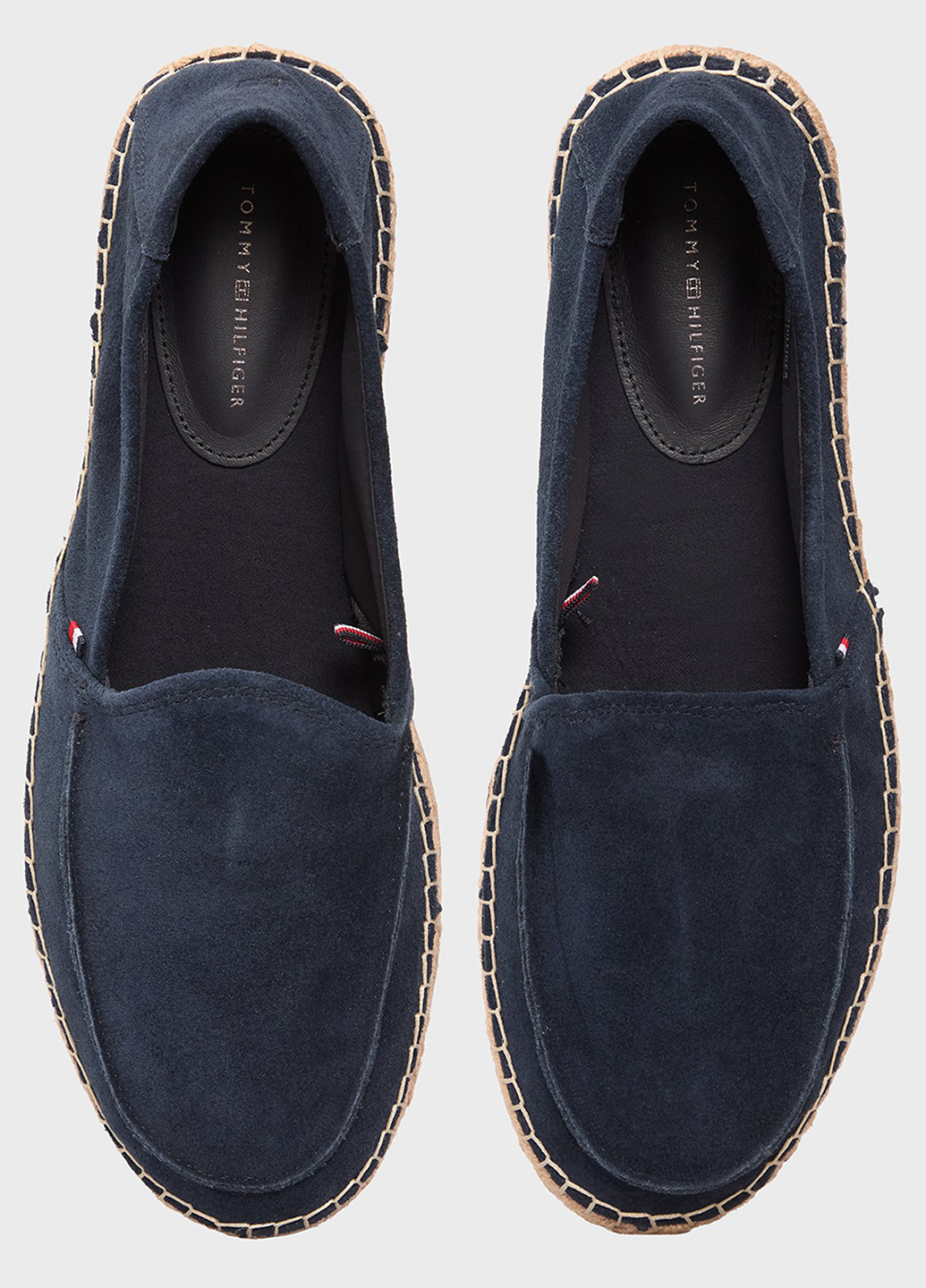 тёмно-синие эспадрильи Tommy Hilfiger однотонный (344461863)