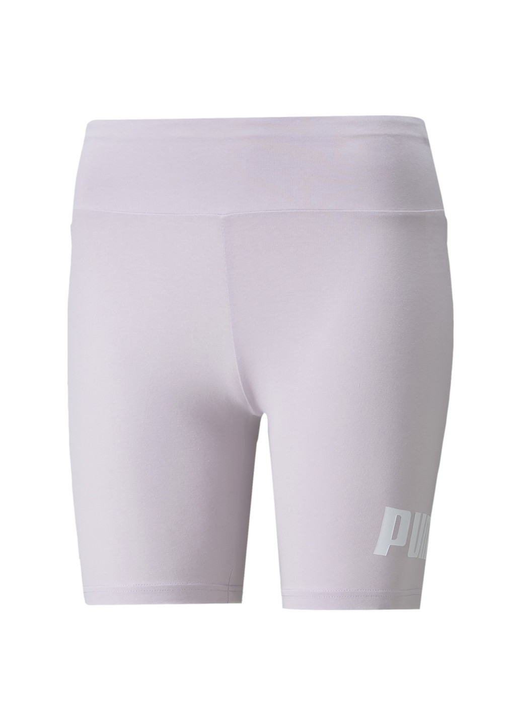 Пурпурные демисезонные леггинсы essentials logo women's short leggings Puma