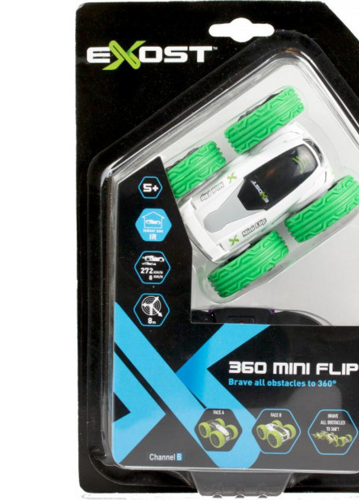 Радіокерована іграшка 360 Mini Flip 1:34 Зелена (20143-1) Silverlit (254080288)