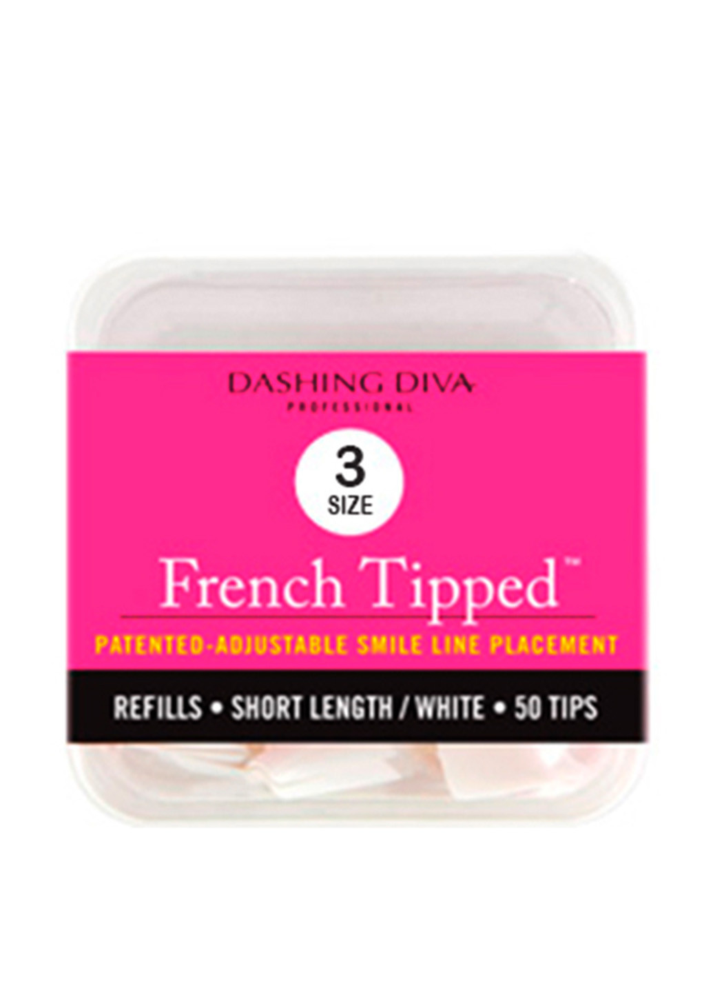 Типсы для френча №3 (50 шт.) Dashing Diva (18074374)