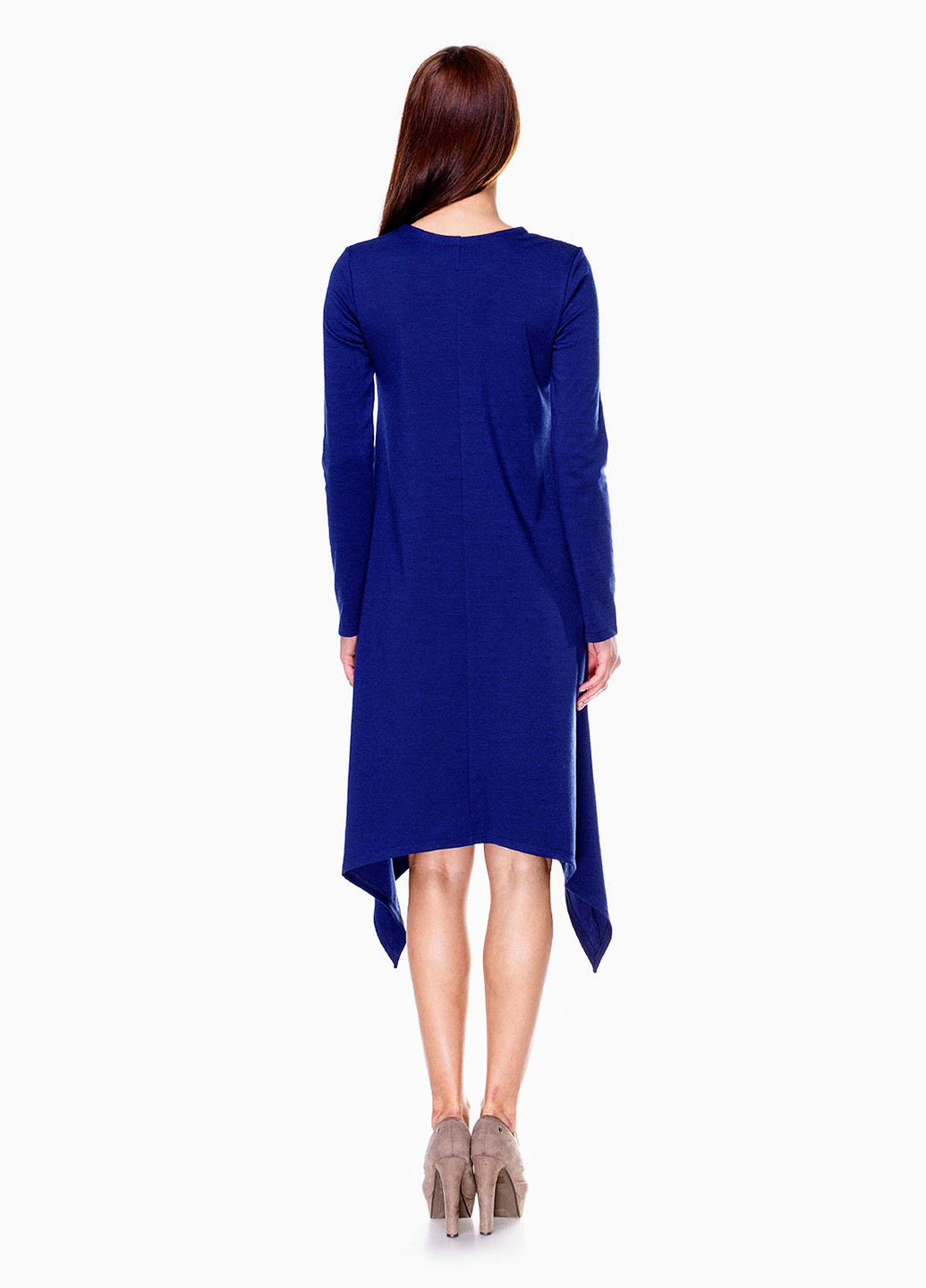 Синее кэжуал платье Bon-Ion Design Studio однотонное