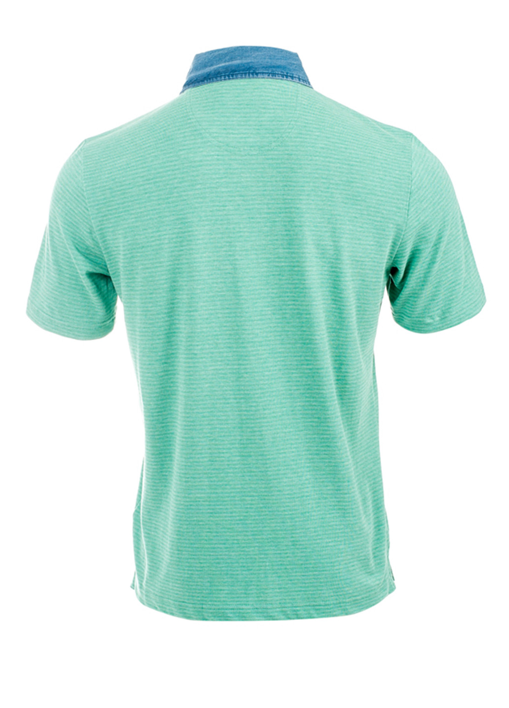 Зеленая футболка-поло для мужчин Pierre Cardin однотонная