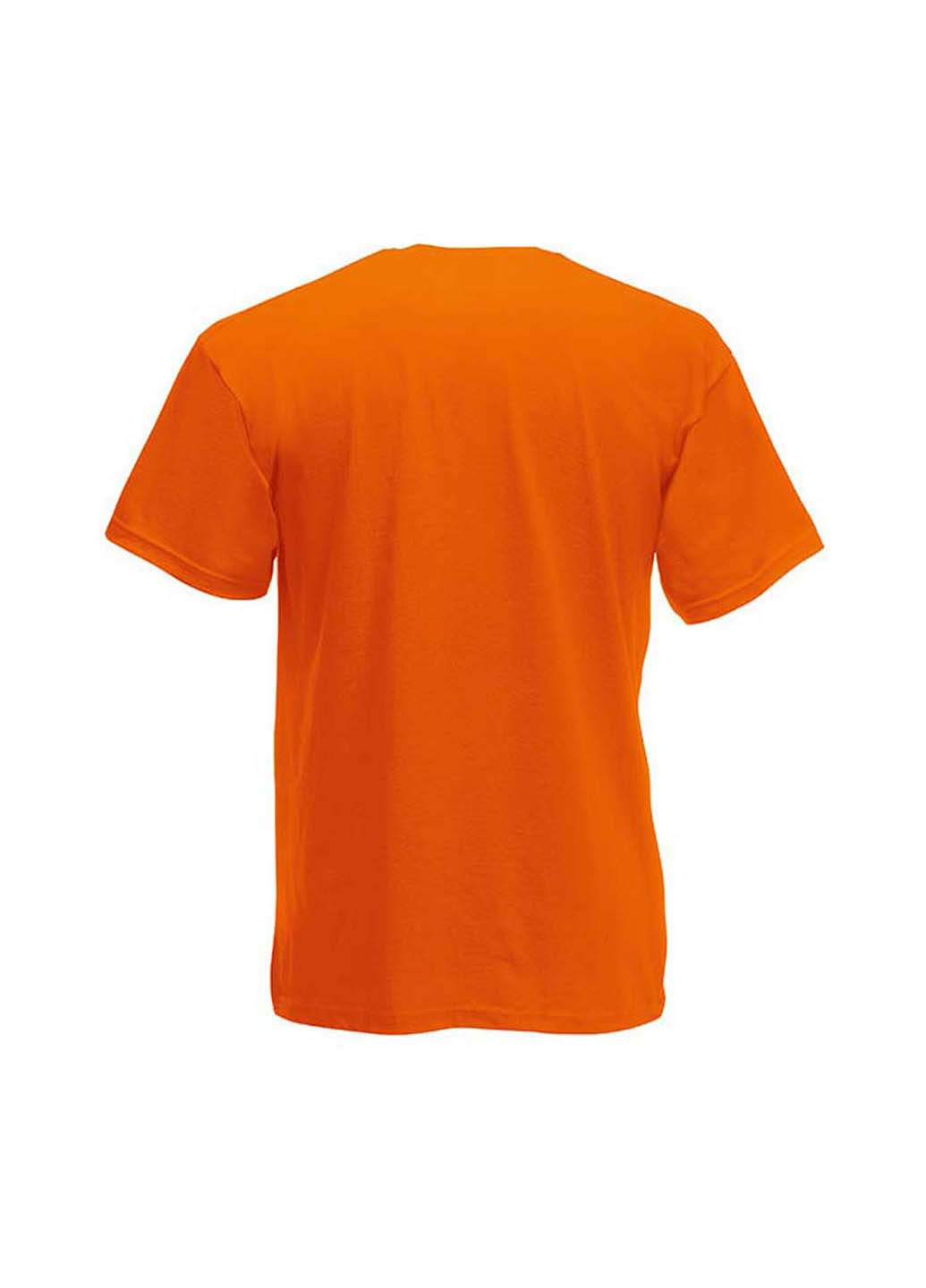 Оранжевая демисезонная футболка Fruit of the Loom 61019044164