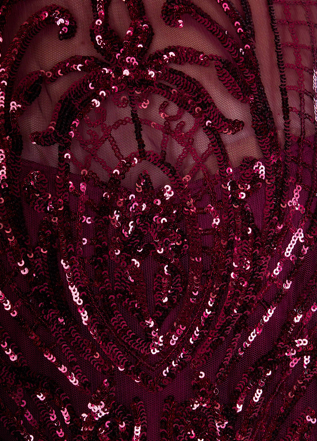 Бордовое коктейльное платье Lipsy однотонное