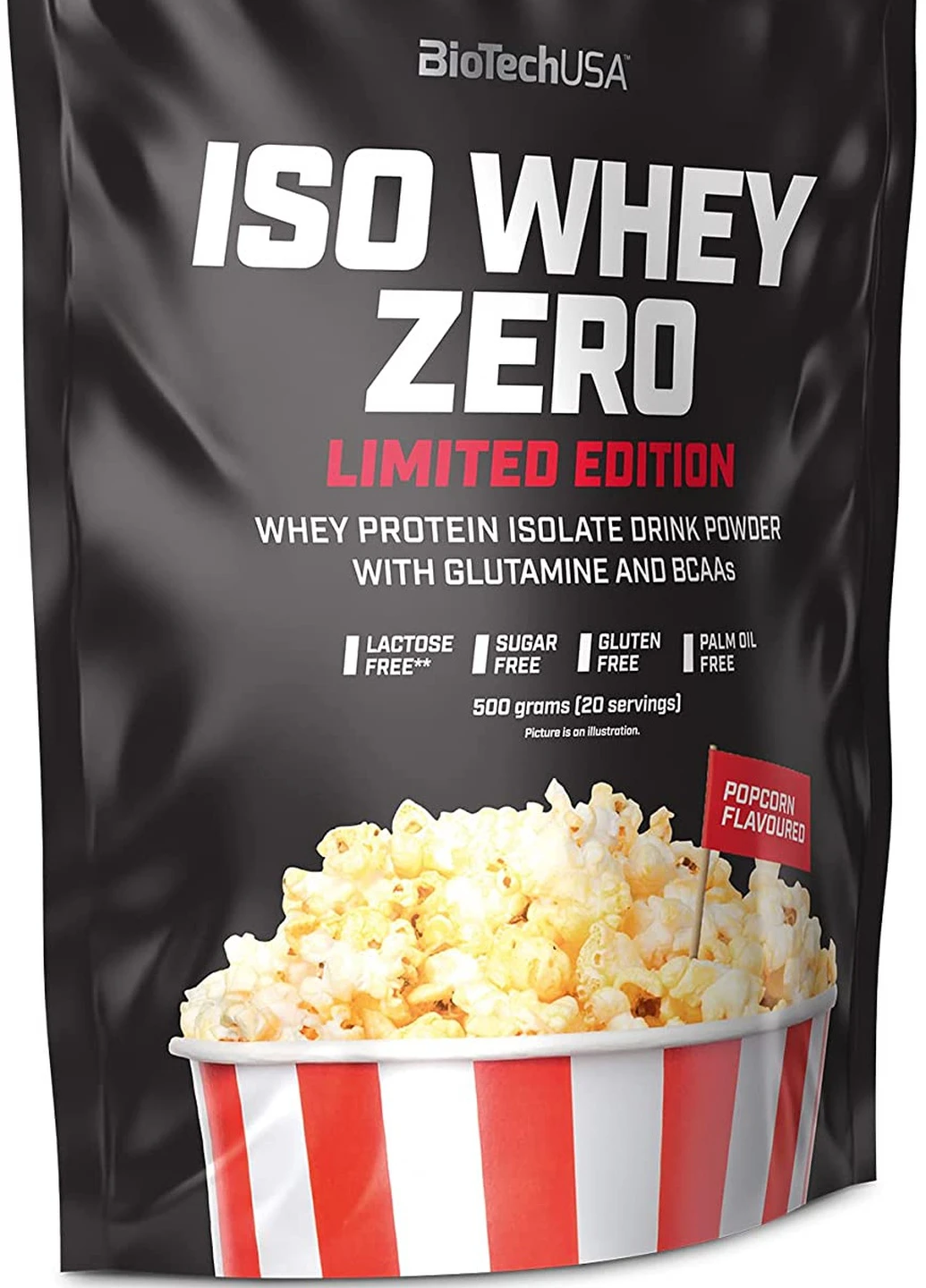 Протеїн Iso Whey Zero 500 g (Popcorn) Biotech (255022753)