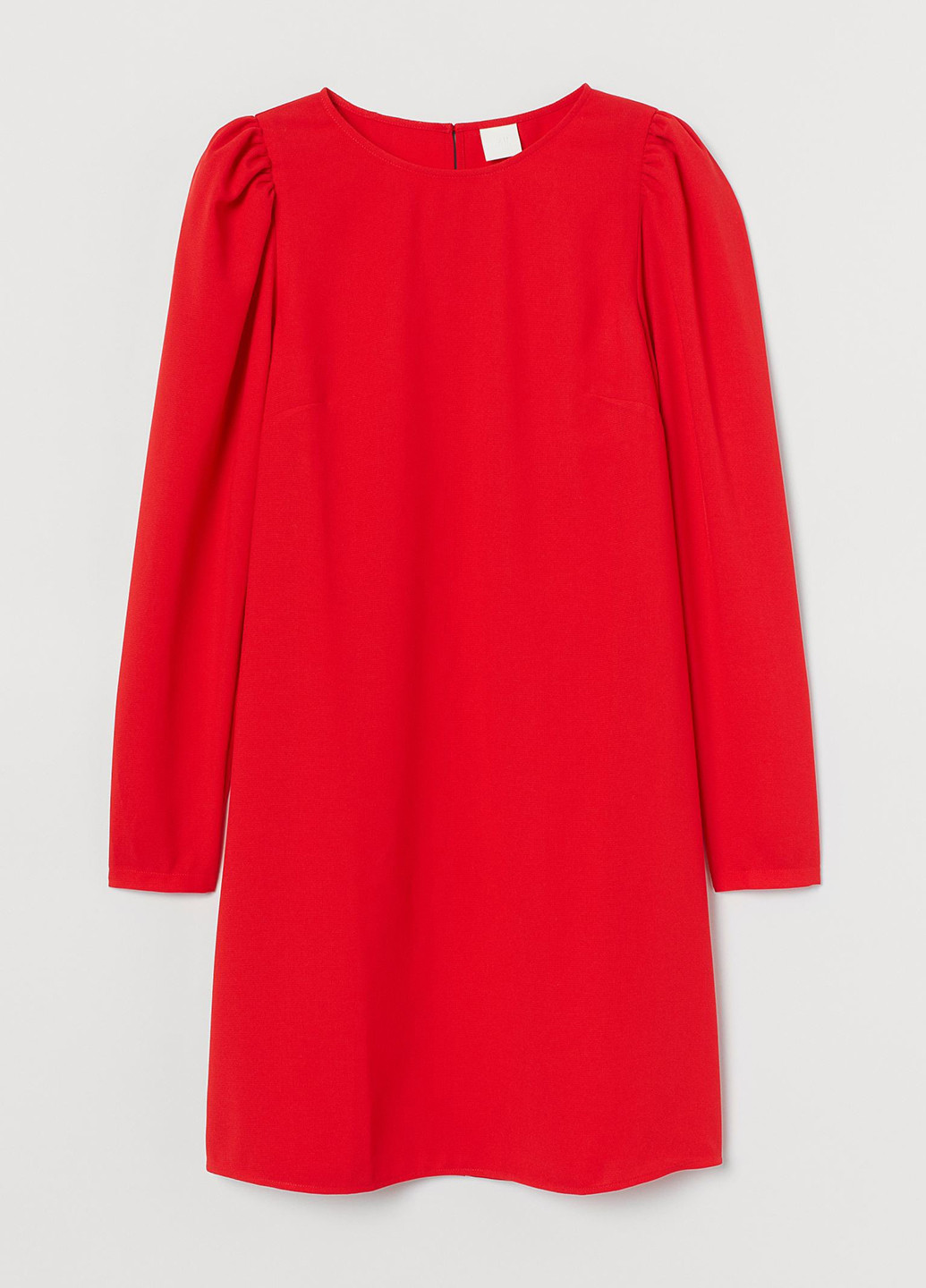 Яскраво-червона кежуал плаття а-силует H&M однотонна
