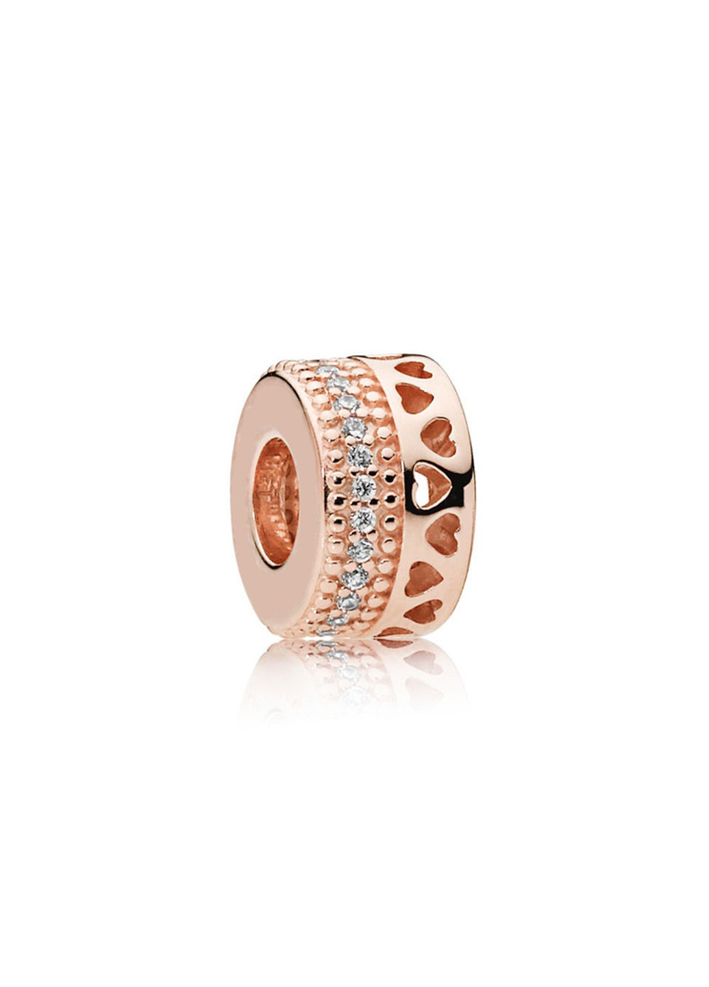 Срібна намистина для браслета Пандора Rose 767415CZ-1 No Brand (252432505)