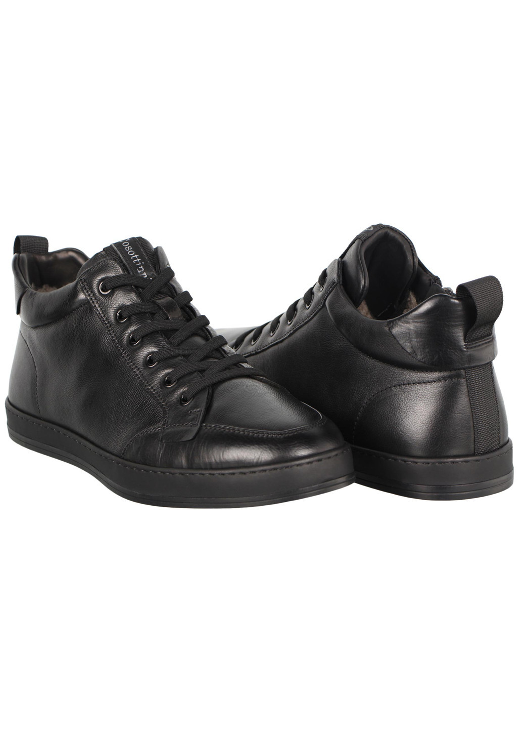 Черные зимние мужские зимние ботинки 197454 Cosottinni