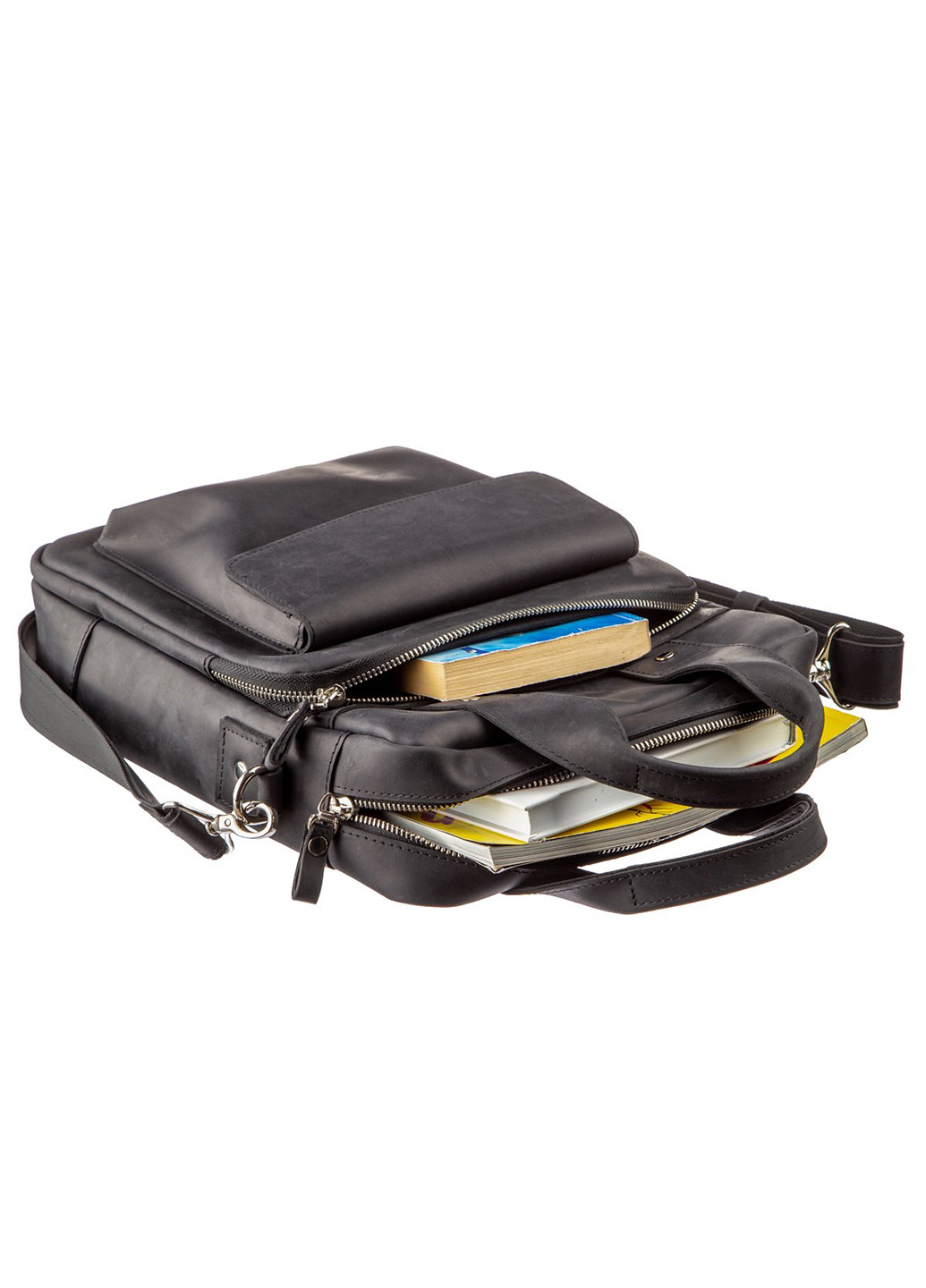 Чоловіча шкіряна сумка 25х33х7 см Shvigel (252413119)