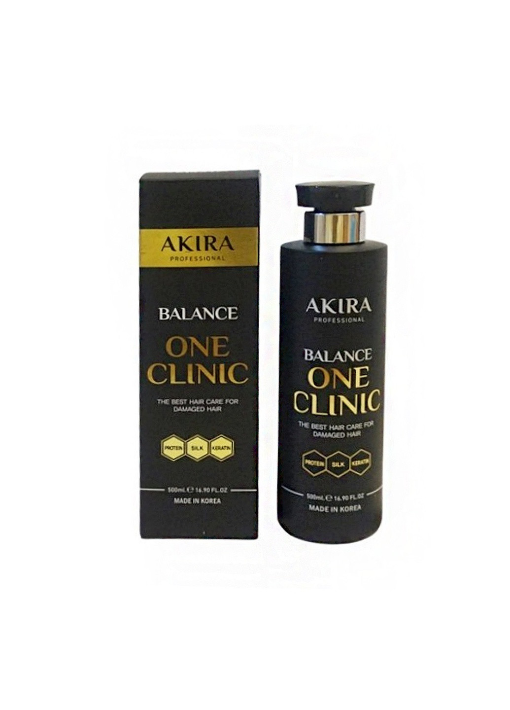 Зволожуючий кондиціонер для сухого волосся AKIRA Balance One Clinic 500 мл Mirfeel (252649415)
