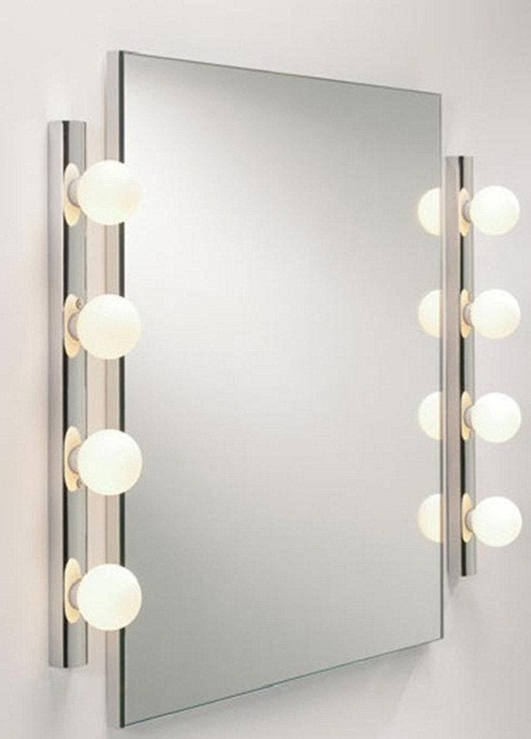 Светильник-подсветка на зеркало, 9х33 см TV-magazin серебристый