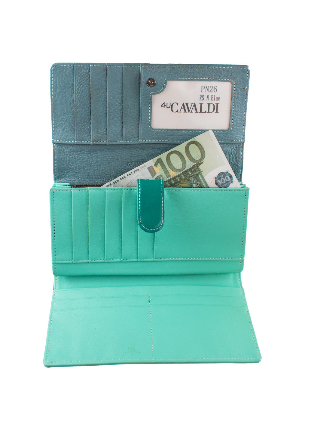 Жіночий шкіряний гаманець 19х10,5х3 см 4U Cavaldi (195547756)