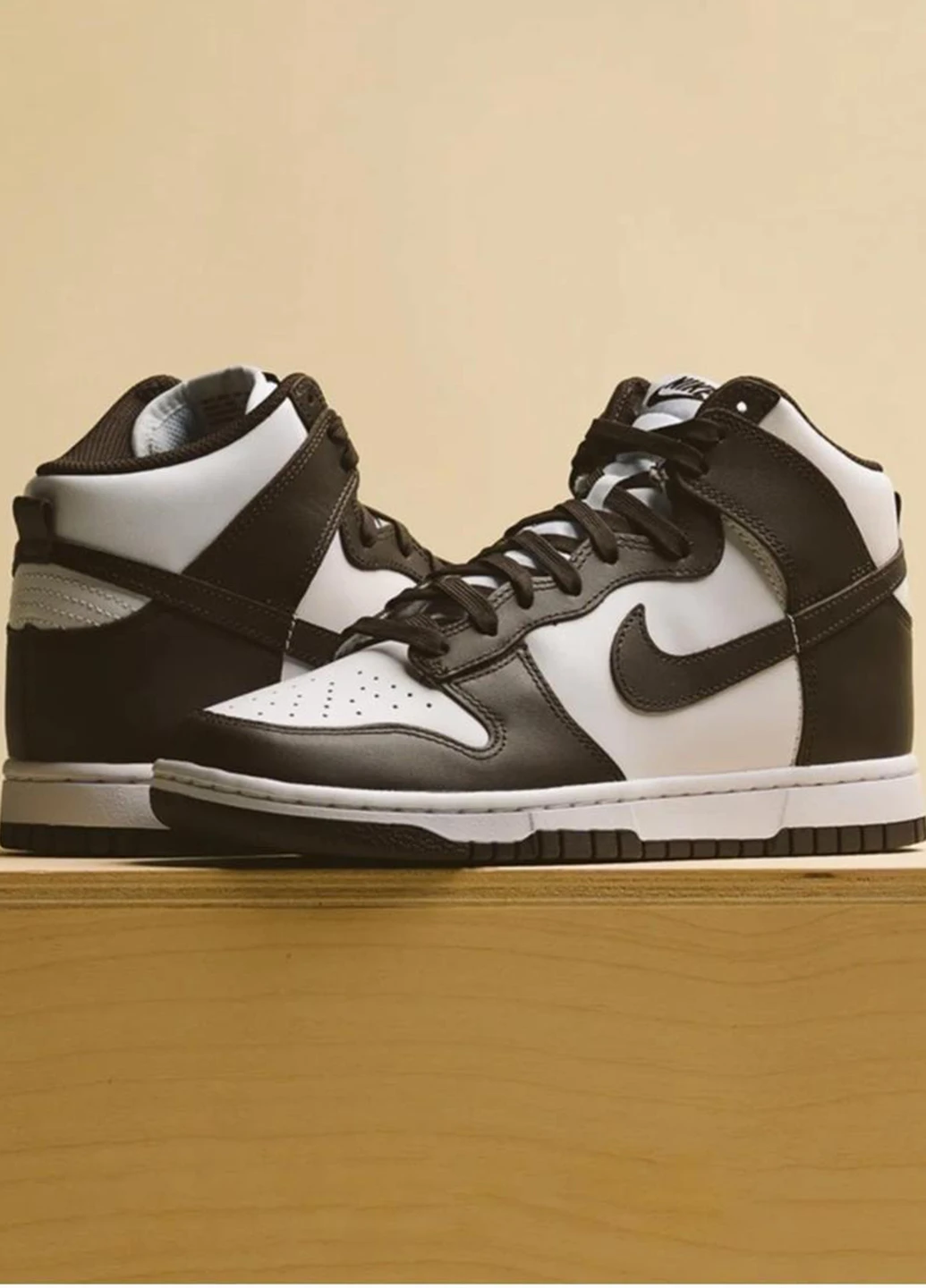 Черно-белые демисезонные кроссовки dunk high "palomino" dv0829-100 Nike Dunk High “Palomino”