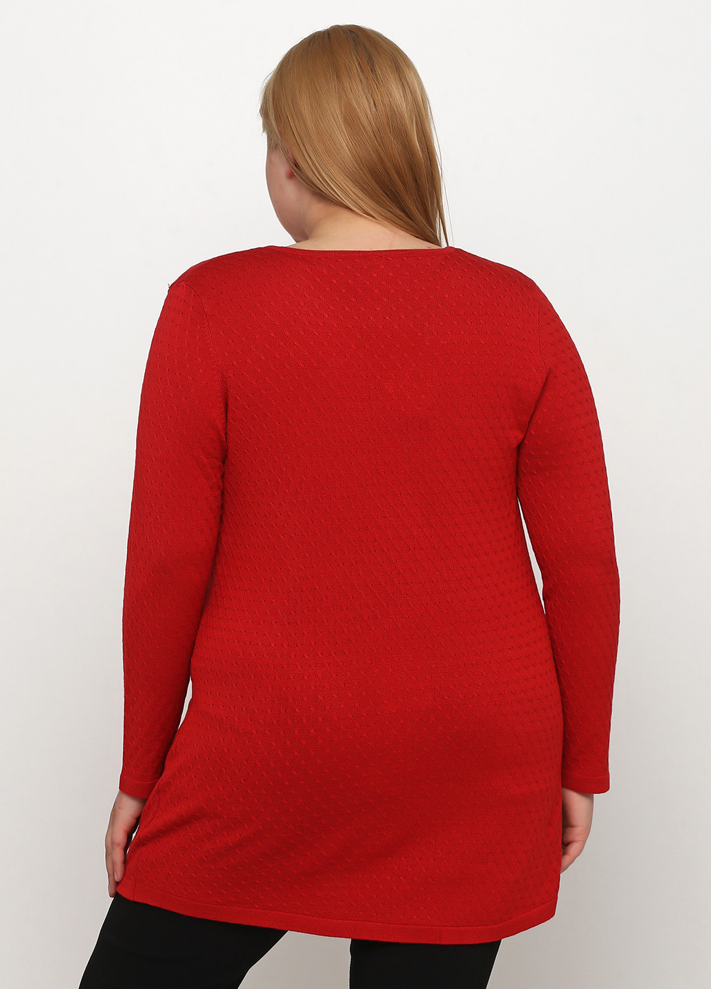 Красный демисезонный пуловер пуловер Ciso