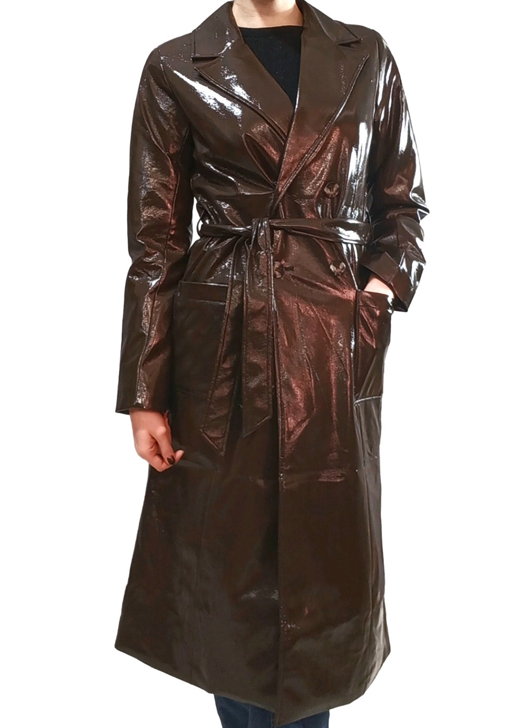 Плащ H&M тренчкот на зав'язках демісезон (324992701)