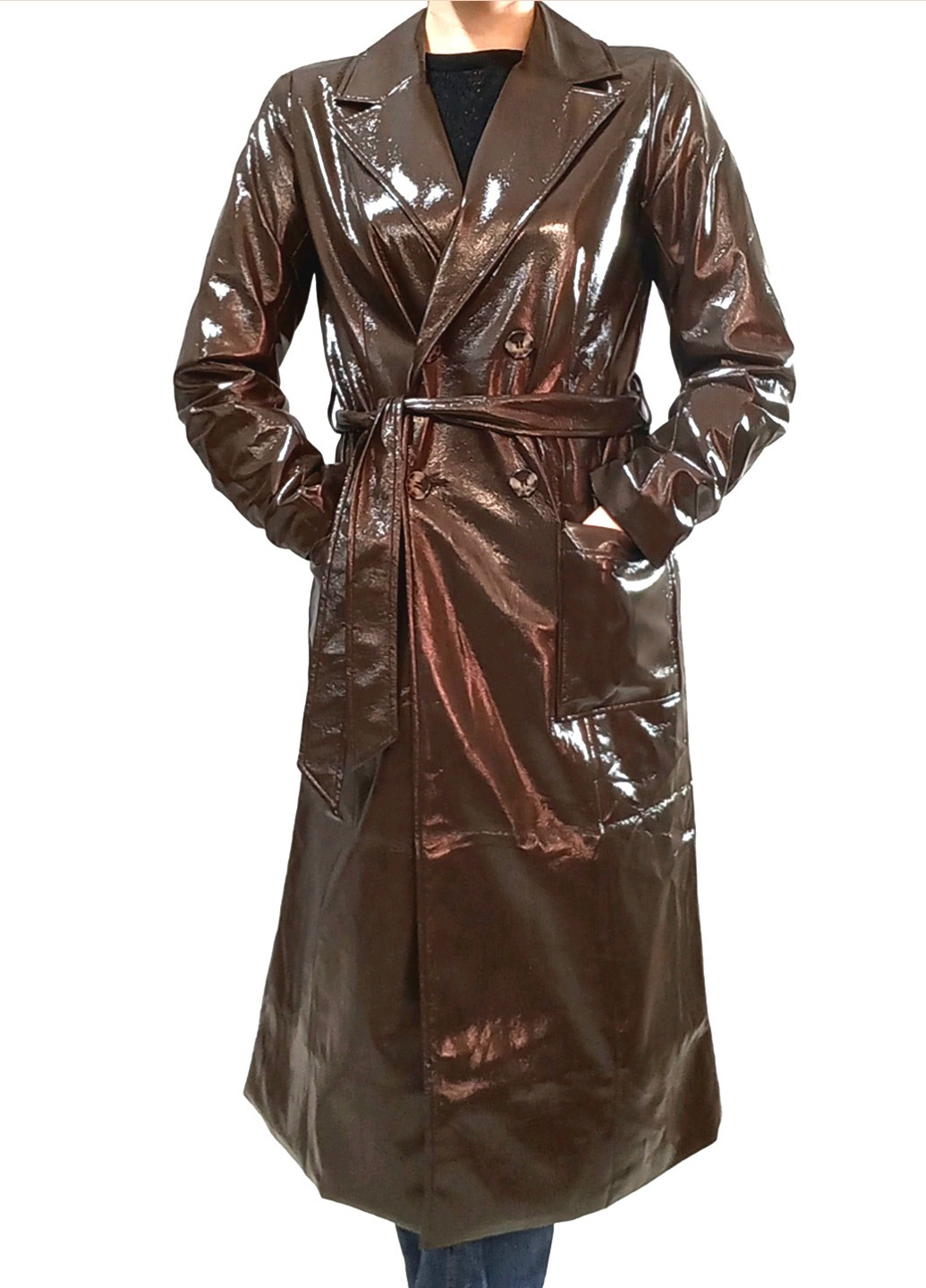 Плащ H&M тренчкот на зав'язках демісезон (324992701)