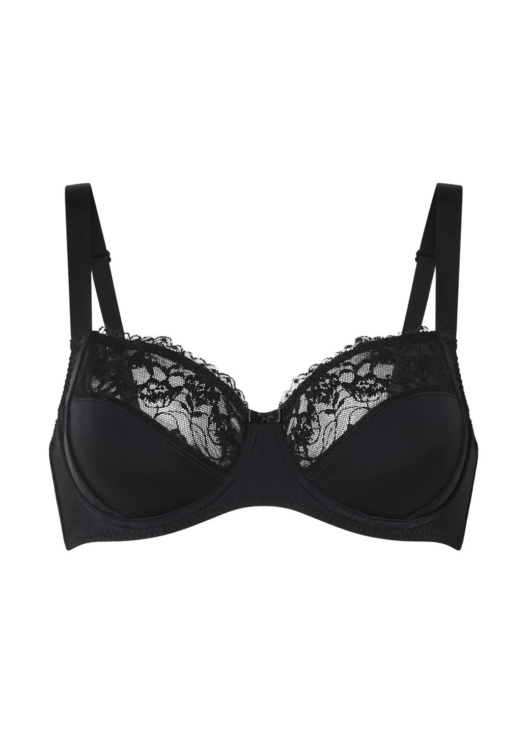 Чёрный корбей бюстгальтер Esmara с косточками полиамид