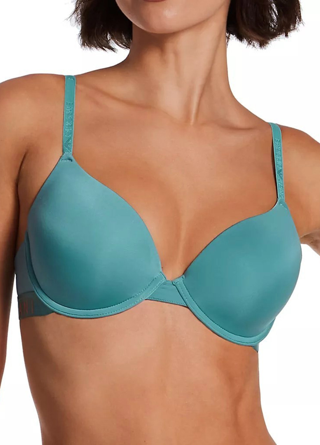 Бірюзовий корбей бюстгальтер Emporio Armani з кісточками поліамід