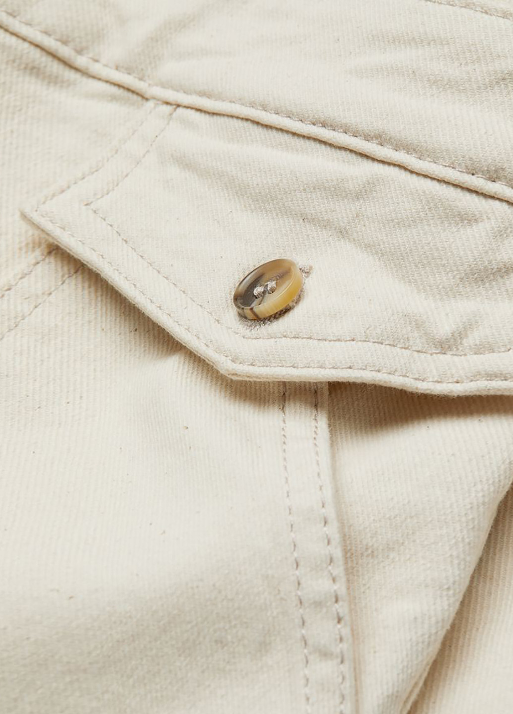 Комбинезон H&M комбинезон-брюки однотонный светло-бежевый кэжуал хлопок