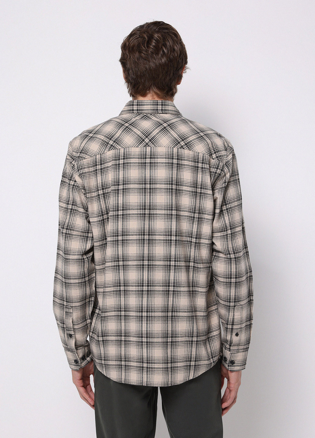 Бежевая кэжуал рубашка в клетку Colin's